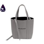 【質Shop天満屋】バレンシアガ(BALENCIAGA) カーフレザー:グレー エブリデイトート XXS 2WAYトートバッグ ストラップ付 551815