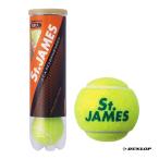 ダンロップ DUNLOP  テニスボール St.JAMES（セントジェームス）4球入 1缶 STJAMESE4DQZ