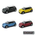 KiNSMART キンスマート プルバックミニカー 1/28 ミニクーパー 4色セット 201-616