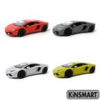 KiNSMART キンスマート プルバックミニカー 1/38 ランボルギーニ アヴェンタドール LP700 4色セット 201-621
