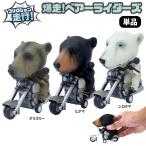 ミニカー フリクション 爆走 ベアライダーズ 1個 単品 選べる3種類 バイク乗り 動物 ビッグヘッドアニマル 熊 201-693