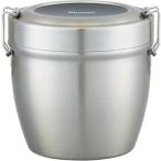 スケーター(Skater) 保温弁当箱 丼型 2段 800ml 大容量 男性 ステンレス ランチジャー 保温保冷 真空断熱構造 ベーシック ST