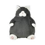 りぶはあと 抱き枕 ねこ肯定感 くろねこのまぐろ Lサイズ(全長約38cm)かわいい 猫 抱きまくら ぬいぐるみ 猫グッズ 27721-74