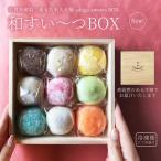 カラフルでかわいい9種類の大福 詰合わせ 和すいーつBOX ギフトや贈り物にオススメ 最高級の滋賀県産羽二重もちの極上の粘りと甘みが自慢です インスタ映えも