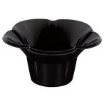 ショッピングかき氷 かき氷カップ ミニフルール カップ NERO 黒 800個（80個×10袋）