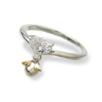 ショッピングホワイトデー お返し 天使の卵 直営店 リング 指輪 シルバー ラブカーブリング  天使849CZ 彼女 妻 ホワイトデー お返し