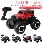 ラジコンカー おもちゃ RCカー USB充電式 子供 オフロードカー 水陸両用 防水 衝突防止 四輪駆動 水陸両用 男の子 女の子 電動 車 リモコ