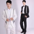  формальный костюм вышивка рисунок свадьба party костюм мужской костюм танцевальный костюм председательство человек мужской постановка одежда жакет брюки Event исполнение ... Dance одежда 