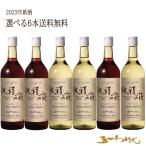 組み合わせ選べる！五一ワイン 新酒 2023 無添加 収穫の詩 720ml×6本 長野 赤 白 4種 ワインセット 送料無料 飲み比べ 林農園