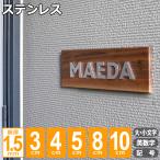 ステンレス 表札 切り文字 ゴシック系 1.5mm オーダー 1文字から 屋外対応 アルファベット 数字 戸建て 玄関 店舗看板 ドアサイン