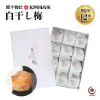 梅干し まごころ梅 白干し 個包装12個入り ギフト 紀州南高梅 無添加 無着色 うめぼし 和歌山県 贈り物に