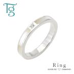 リングレディースシルバー刻印シンプ...