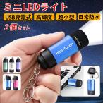 【２個セット】懐中電灯 LED 強力 ハンディライト 高輝度 充電式 小型 LEDライト 防水 軽量 持ち運び ミニ 懐中電灯 作業 防災 登山 夜釣り キャンプ アウトドア