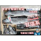 本塩ます(北海道産) 1,2キロ前後 新物 本ます 本鱒 塩ます 塩マス ます 甘塩 切身加工無料 1本姿 無添加シリーズ　