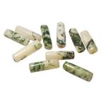 モスアゲートチューブビーズ4.5x...