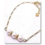 3パールブレスレット 3pearl Bracelet Ｃｈ*eM+W:D[チェムダブリュディー]