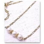 3パール ネックレス 3pearl Necklace Ｃｈ*eM+W:D[チェムダブリュディー]