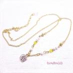 カラースワロフスキーネックレス COLOR swarovski Necklace【yellow】  Ｃｈ*eM+W:D[チェムダブリュディー]
