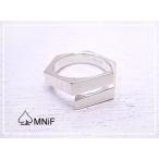 Split Nut Ring ナット型 シルバー リング 指輪 SV925 17号 [-MNiF(ムニフ)-]