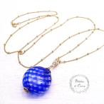 Long Chain Necklace Capri ロングネックレス ベネチアンビーズ 【Atelier il Cuore [ クオーレ ]】 アクセサリー/ハンドメイド/作家