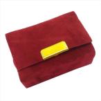 ジュエリーケース / ベルベット [赤色] 約60x45x30mm ケースホルダー アクセサリー ケース トラベル/携帯