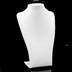 Yahoo! Yahoo!ショッピング(ヤフー ショッピング)ネックレスホルダー/トルソー 約200X135mm 白色 合成皮革 /1個