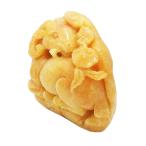 天然石 イエロージェイド 翡翠 やぎ 山羊 彫刻 1点もの 原石 コレクション パワーストーン スピリチュアル ヒーリング