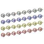  серебряная цепь мяч цепь продается куском ширина примерно 1.2mm 1m серебряный 925 желтый rhodium цвет покрытие 