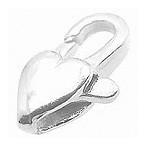 серебряный Class p Heart Class p12mm /10 шт / застежка металлические принадлежности end детали SV925 sc21-s
