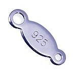  порог двери наконечники руля детали цепь бирка детали размер ( примерно 12.5x4.5mm) 10 шт. комплект rhodium цвет покрытие 