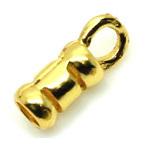  end детали наконечник желтый rhodium покрытие примерно 9x3.5mm серебряный SV925 /10 шт / аксессуары детали 