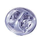  серебряный булавка bachi для chou spring catch примерно 12mm /10 шт / rhodium цвет покрытие 