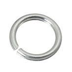  серебряное кольцо 5mm T0.8mm круг can /100 шт /