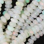 オパール /ロンデルビーズ/ 約3.8x2.5-5.5x3.3mm  /1/4連 約10cm/ 天然石