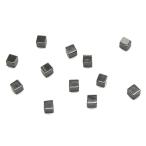 Yahoo! Yahoo!ショッピング(ヤフー ショッピング)ヘマタイト 【天然石チャーム】 キューブ四角パーツ いろいろなパーツ 約3mm 《10個》