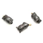 Yahoo! Yahoo!ショッピング(ヤフー ショッピング)ヘマタイト 【天然石チャーム】 動物ふくろうフクロウペンダントパーツ チャームパーツ 約21ｘ12mm前後 《1個》