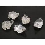 Yahoo! Yahoo!ショッピング(ヤフー ショッピング)水晶 クォーツ 【天然石パーツ】  置物 パーツ 動物 かめ カメ 亀 約14x22x14mm 《1個》