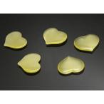 Yahoo! Yahoo!ショッピング(ヤフー ショッピング)キャッツアイ 【合成石パーツ】 イエロー ハートパーツ（片穴） 約19x17x4mm 《1個》
