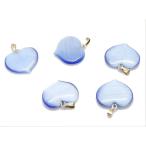 Yahoo! Yahoo!ショッピング(ヤフー ショッピング)キャッツアイ 【合成石パーツ】 ハートペンダントパーツ ブルー 約19x17x4mm 《1個》