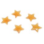 Yahoo! Yahoo!ショッピング(ヤフー ショッピング)キャッツアイ 【合成石パーツ】 オレンジ スターパーツ 約20x19x3mm 《1個》