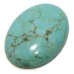 Yahoo! Yahoo!ショッピング(ヤフー ショッピング)ターコイズ 【オーバルカボション】BIGルース 約30xx6.5mm 《《1個》》 天然石