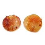 Yahoo! Yahoo!ショッピング(ヤフー ショッピング)カーネリアン 【天然石パーツ】 彫刻パーツ いろいろなパーツ 約x24xmm 穴径：約2mm 《1個》
