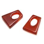 Yahoo! Yahoo!ショッピング(ヤフー ショッピング)カーネリアン 【天然石パーツ】 モチーフパーツ いろいろなパーツ 約12x10x3mm 《1個》