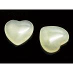 Yahoo! Yahoo!ショッピング(ヤフー ショッピング)ニュージェイド 【天然石パーツ】 ハートモチーフパーツ 約15x15x4mm 《1個》 モチーフパーツ