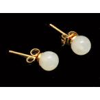 Yahoo! Yahoo!ショッピング(ヤフー ショッピング)ニュージェイド 【天然石パーツ】 丸玉ピアスパーツ いろいろなパーツ 約6mm 1ペア