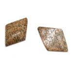 Yahoo! Yahoo!ショッピング(ヤフー ショッピング)ピクチャージャスパー 【天然石パーツ】  ひし型カボションパーツ いろいろなパーツ 約19x12x3mm 《1個》