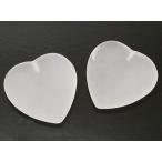 Yahoo! Yahoo!ショッピング(ヤフー ショッピング)水晶 クォーツ 【天然石パーツ】 片穴ハートモチーフ 約25x25x6mm 《1個》 モチーフパーツ