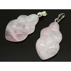 Yahoo! Yahoo!ショッピング(ヤフー ショッピング)ローズクォーツ 【天然石チャーム】　トップペンダントパーツ　チャームパーツ　約25x15x6mm　《1個》
