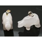 Yahoo! Yahoo!ショッピング(ヤフー ショッピング)ローズクォーツ 【天然石チャーム】　動物トップペンダントパーツ　チャームパーツ　約21〜22x13〜15x9mm　《1個》