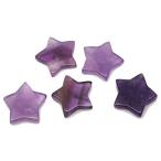 Yahoo! Yahoo!ショッピング(ヤフー ショッピング)アメジスト 【天然石パーツ】 スターモチーフパーツ 約15x15x3mm 《1個》 モチーフパーツ